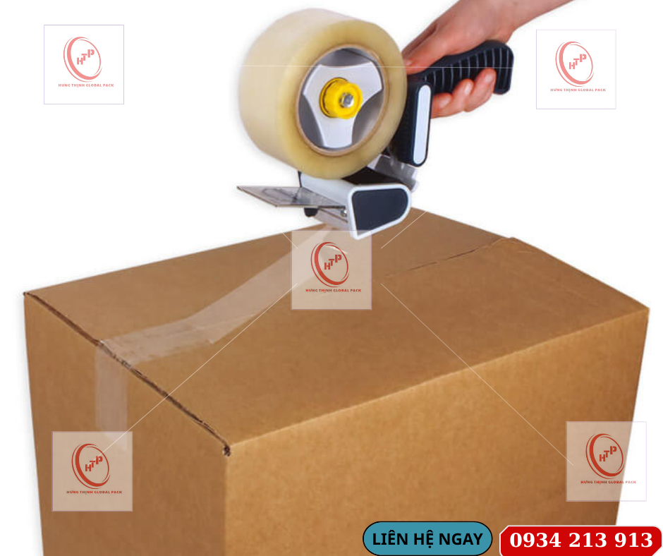 Băng keo trong dùng để dán thùng carton bảo quản an toàn sản phẩm