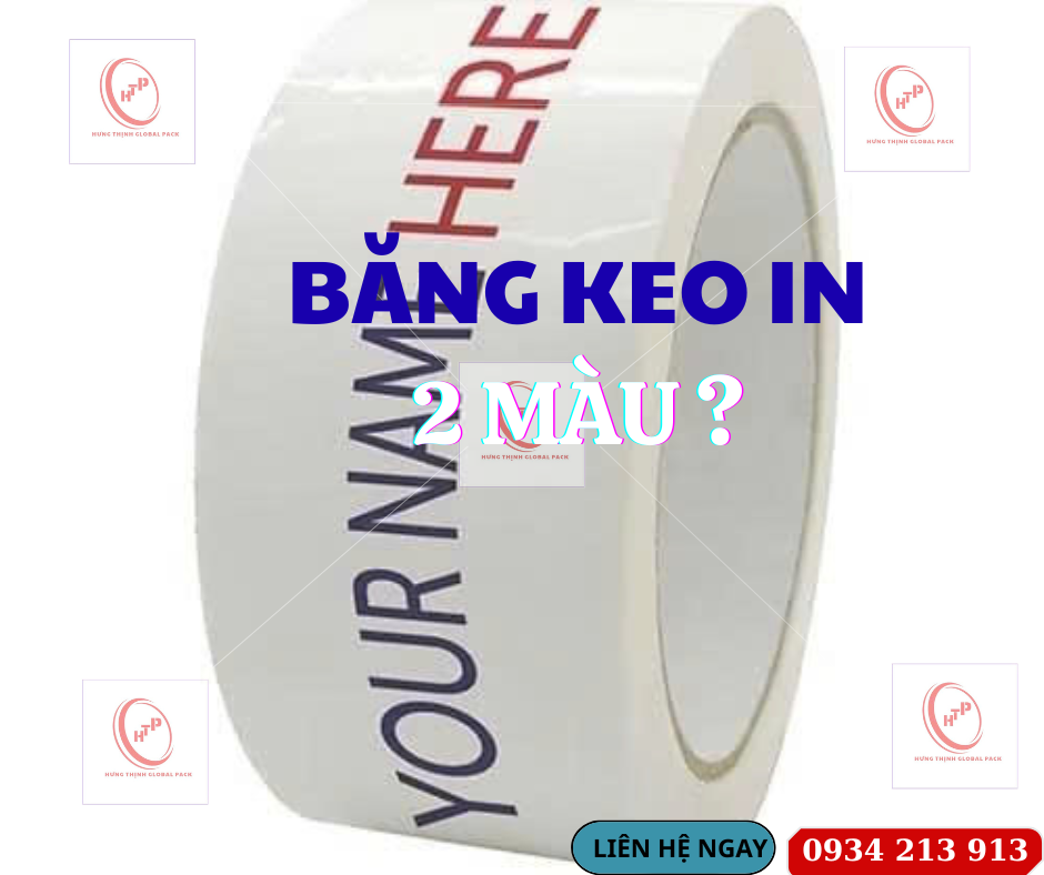 Băng keo in 2 màu chất lượng cao - giá tốt
