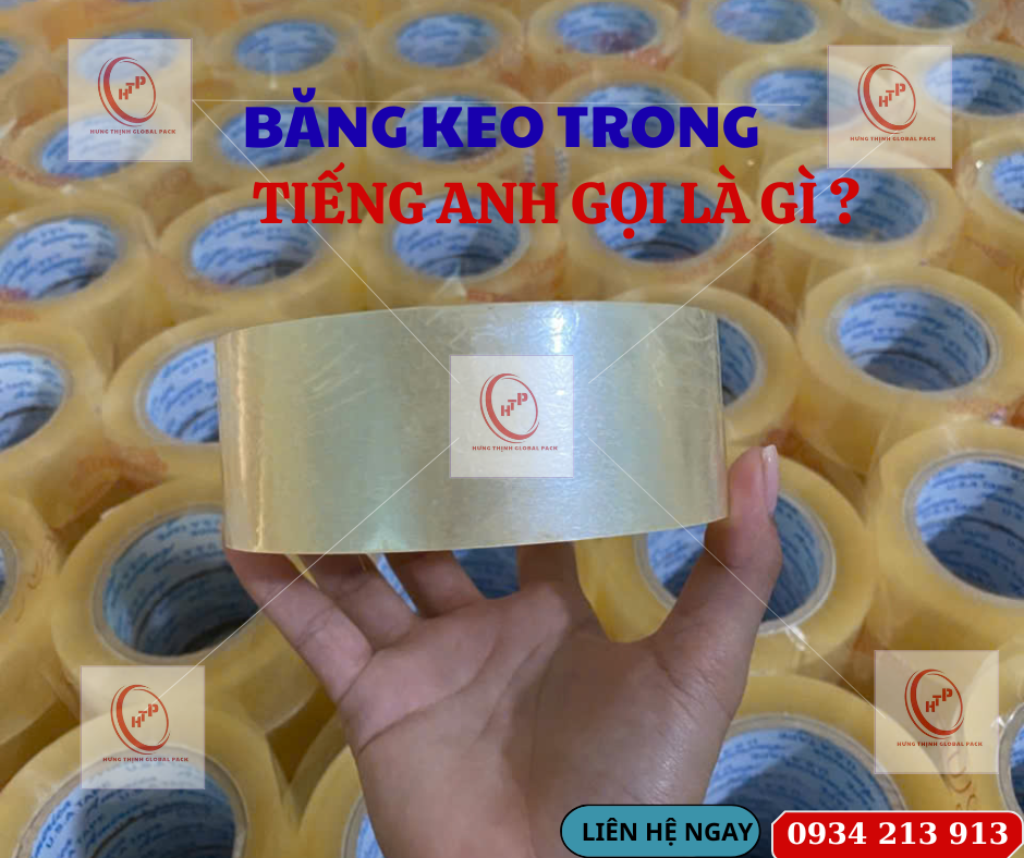 Băng keo trong Tiếng Anh gọi là gì?