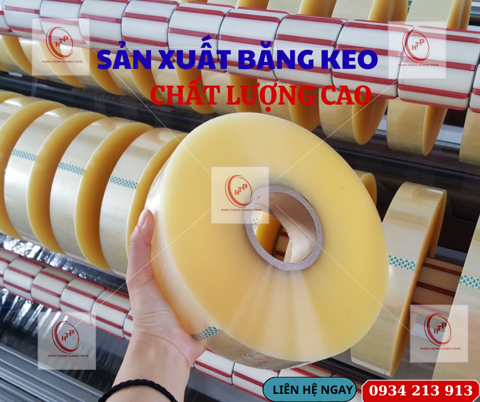 Sản xuất băng keo chất lượng cao tại Hưng Thịnh Global Pack