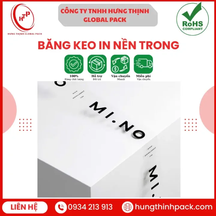 Băng keo in nền trong Hưng Thịnh Global Pack
