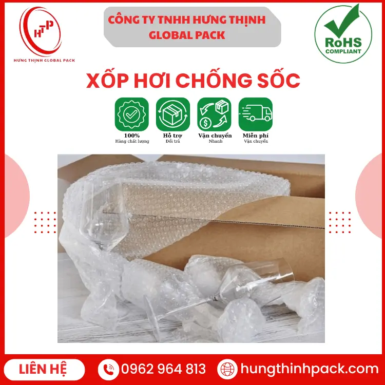 Xốp hơi chống sốc Hưng Thịnh Global Pack