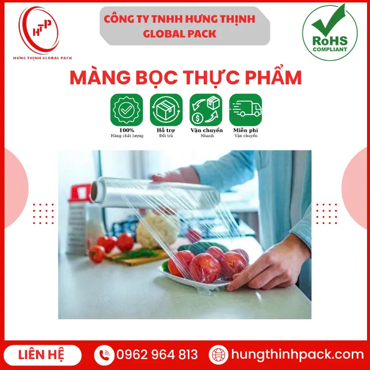 Màng bọc thực phẩm PE Hưng Thịnh Global Pack