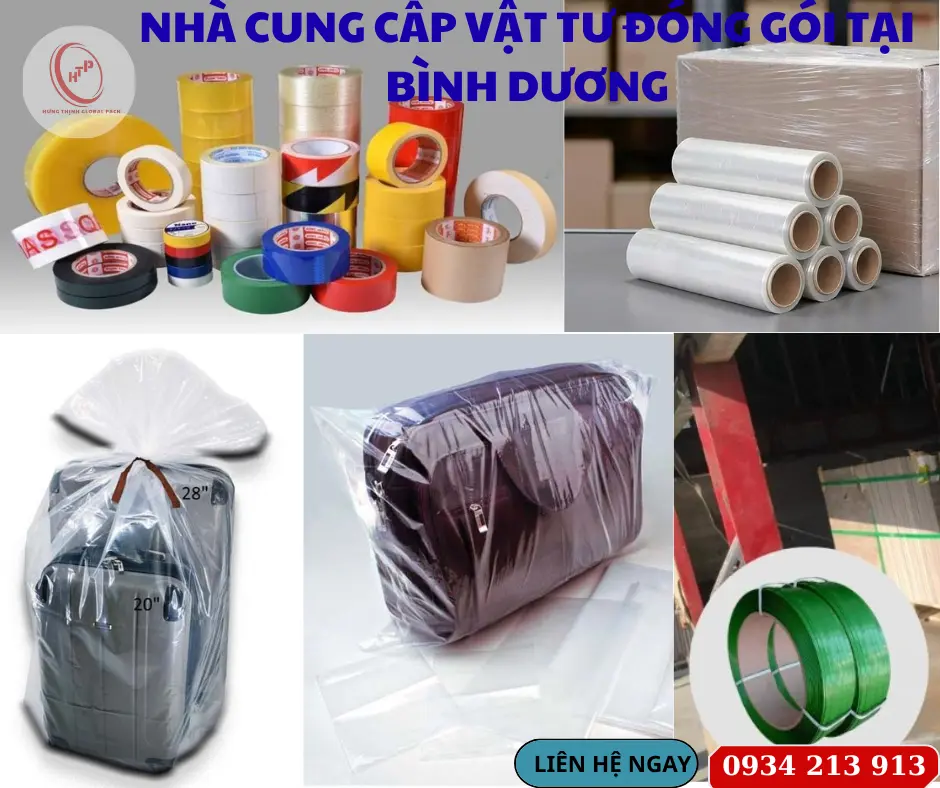Các loại vật tư đóng gói nhựa nguyên sinh 100% đạt chuẩn xuất khẩu của Hưng Thịnh Global Pack.