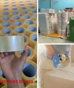 Băng keo trong đóng gói hàng hóa giá sỉ dùng dán thùng carton