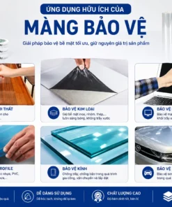 Ứng dụng hữu ích của màng bảo vệ bề mặt công nghiệp cho nội thất, kính, kim loại, điện tử và ô tô