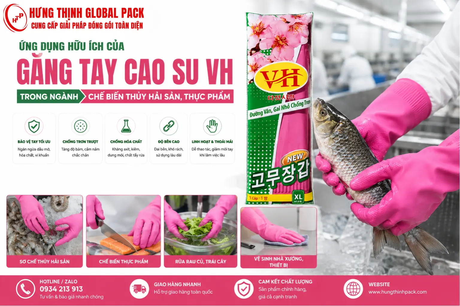 Chế biến thủy hải sản, thực phẩm