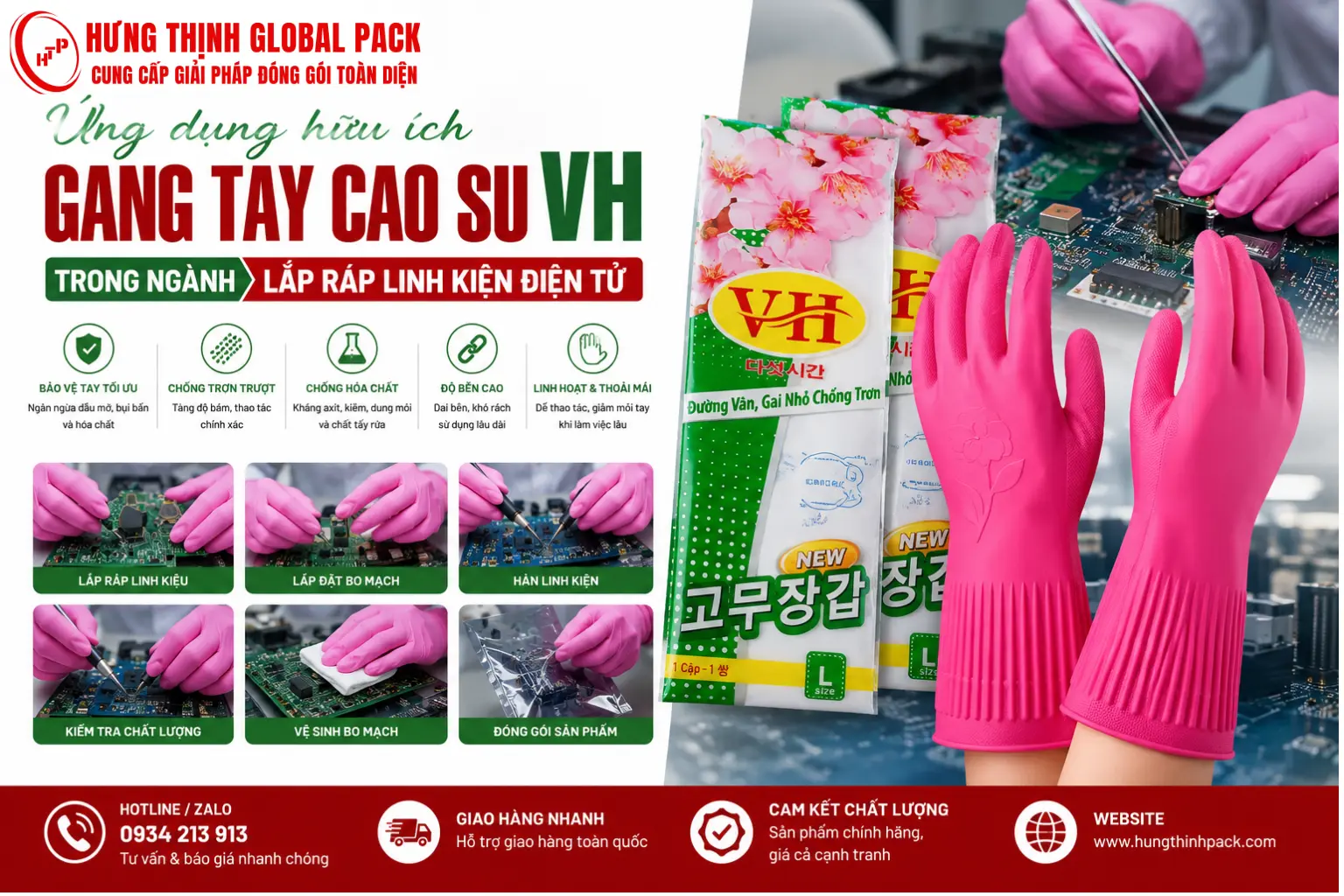 Sản xuất linh kiện điện tử, phòng sạch