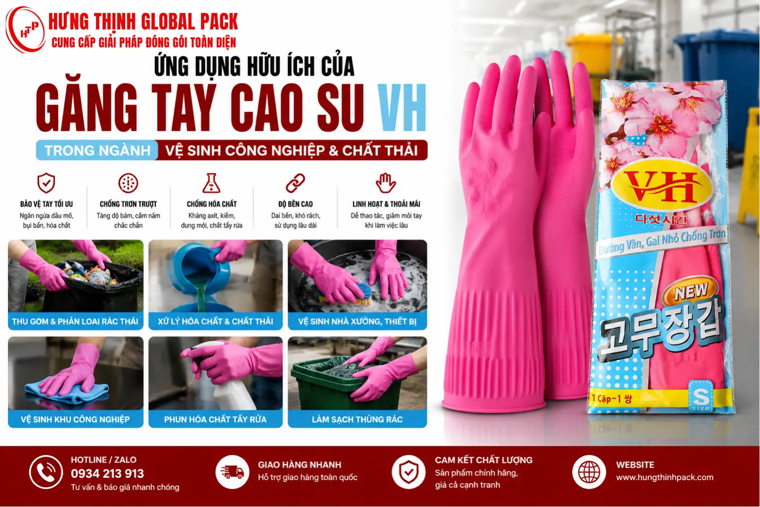 Vệ sinh công nghiệp, pha chế hóa chất nhẹ