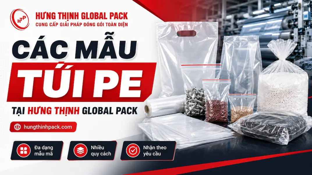 Các mẫu túi PE Hưng Thịnh Pack cung cấp