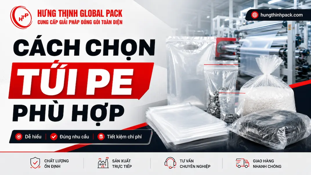 Cách chọn Túi PE phù hợp cho Doanh nghiệp
