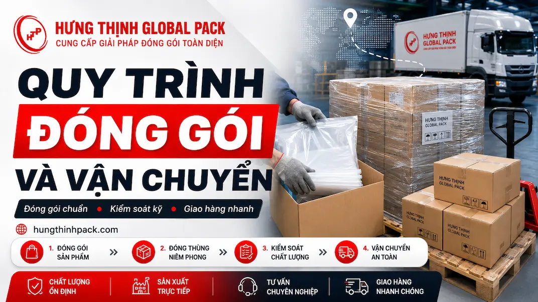 Quy trình đóng gói và vận chuyển