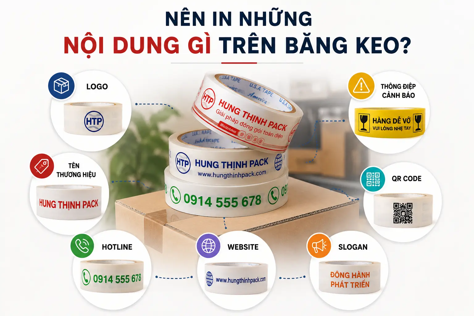 Nội Dung In Trên Băng Keo Theo Yêu Cầu Cho Doanh Nghiệp
