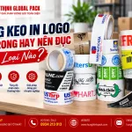 Băng keo in logo nền trong hay nền đục theo yêu cầu