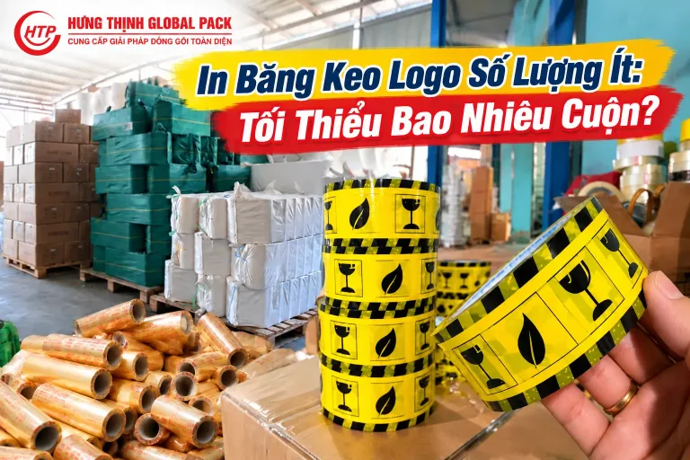 In băng keo logo số lượng ít tối thiểu bao nhiêu cuộn